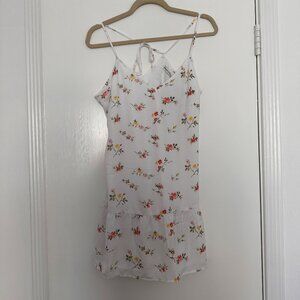 Abercrombie Dropped Waist Tie-Back Trapeze Mini Dress